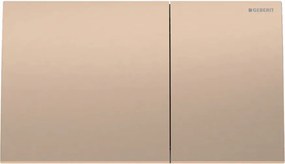 Clapeta de actionare Geberit Sigma70 rosu auriu finisaj periat