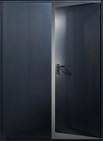 Usa Antifoc Dubla EI60 120 - 2 Canaturi - Rezistenta la foc 60 120 min - Montaj Interior RAL 7016, 1800(900+900), 2050, 120