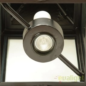 Pendul iluminat exterior din fier forjat, HL 2491-A