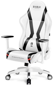 Scaun gaming Diablo X-Horn 2.0 King Size: alb-negru Diablochairs