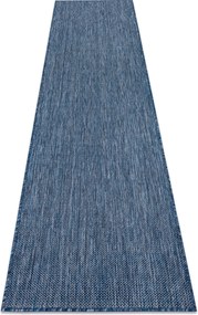 Covor, traversa SISAL SION A5165A Melanj țesute plate albastru inchis