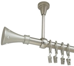 Galerie simpla prindere tavan carter 19 mm crom mat (Alege marime: 140 cm)