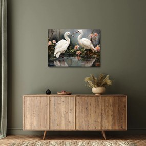 Tablou - Macarale albe (70x50 cm)