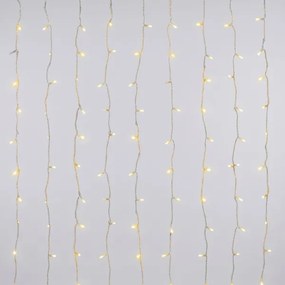 Aigostar - LED ghirlandă de exterior pentru Crăciun 372xLED/8 funcții 3xAA 6x1,2m IP44 alb cald