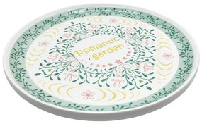 Platou rotund ROMANTIC GARDEN, 25x25cm