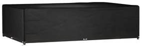vidaXL Husă pentru mobilier grădină, 16 ocheți, 325x205x90 cm, pătrat