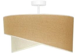 Lustră aplicată YUTE Duolla CELLO 1xE27/15W/230V d. 45 cm maro/gri