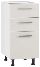 Dulap de jos Vento D3S-40/82, alb / crem