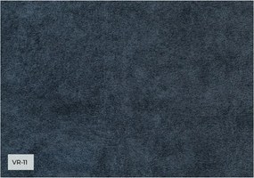 Canapea albastru-închis extensibilă cu tapițerie din catifea 225 cm Charming Charlie – Miuform