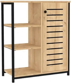 Biblioteca Benny consola culoare stejar 72 cm