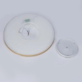 Brilagi - Lampă LED ULTRA SLIM pentru baie, 24W/230V, Ø 42 cm, auriu, IP54