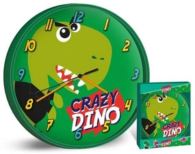 Dinozaur Ceas de perete verde 25 cm