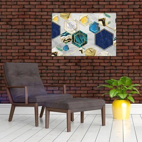 Tablou - Compoziție de marmură (90x60 cm)