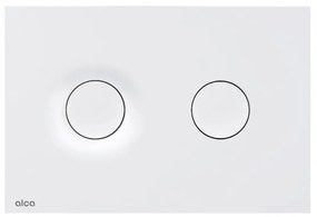 Clapeta de actionare alb mat Alca Dot Dot