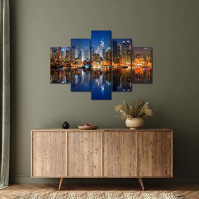 Tablou cu Manhattan noaptea (150x105 cm)