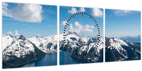 Tablou - Parcul Garibaldi (cu ceas) (90x30 cm)