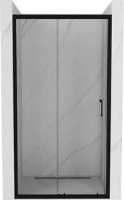Mexen Apia ușă de duș culisantă 150 cm, transparentă, neagră - 845-150-000-70-00