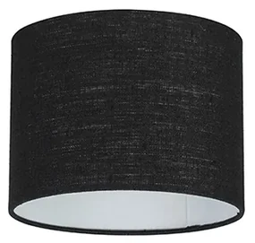 Abajur din material textil negru 20/20/15