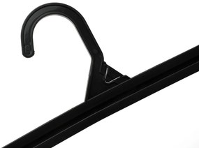 Umerase fuste din Plastic cu Clipsuri, Negru, UUUM28