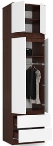 Suprastructură pentru dulap Sashka II (wenge + Alb). 1070832