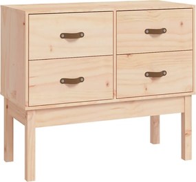 vidaXL Dulap consolă, 90x40x78 cm, lemn masiv de pin