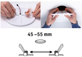 Paulmann 92393 - LED/4,5W IP44 Lampă încastată baie VARIFIT 230V