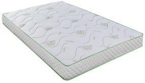 Saltea Aloe Vera Memory Pocket 7 zone, Husa Aloe Vera, Super Ortopedica, Anatomica, 140x200 cm