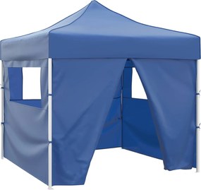 vidaXL Cort pentru Petreceri albastru 291 x 291 x 315 cm