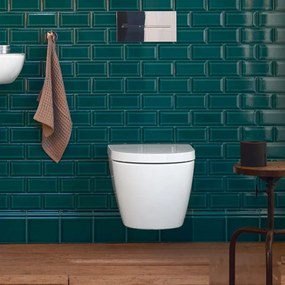 Vas WC suspendat Duravit ME by Starck Rimless 37x48 cm evacuare orizontala