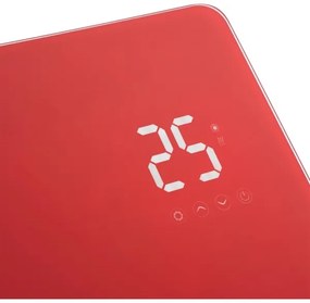 Sencor - Convector electric inteligent 1200/2400 W, 230 V, IP24, Wi-Fi, roșu