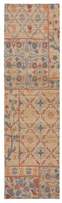 Covor tip traversă în culoare naturală țesut manual din amestec de iută 60x230 cm Taylor Patchwork – Flair Rugs