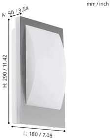 Eglo 97239 - LED lampă de exterior VERRES-C 1xE27/9W/230V BT IP44 dimabilă