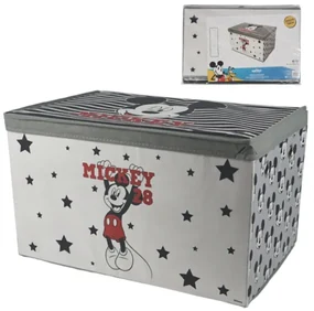 Cutie de depozitare pentru jucarii MICKEY MOUSE 55x37 cm gri