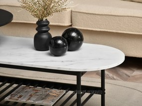 Măsuță de cafea Lorelail Xl (alb + negru). 1111501