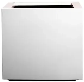 Ghiveci quadrat cu auto-irrigare STEEL PLUS, diferite variante - Hobby Flower Dimensiuni: 35 x 35 x 35, Culoare: albume