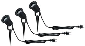 SET 3x lampă de exterior LED GU10/3,5W IP65 230V Paulmann 98897