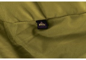 Fotoliu tip sac, material textil verde măsliniu, TRIKALO