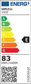 Lustra LED design modern Lora negru