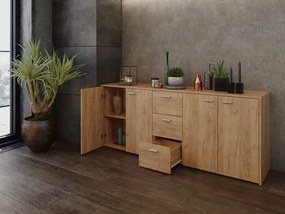 Dulap HUGOS 180, stejar craft auriu