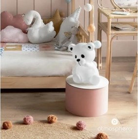 Atmosphera - Lampă LED de veghe pentru copii TEDDY, 3xAA, albă