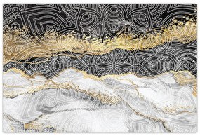 Tablou - Mandala în marmură (90x60 cm)