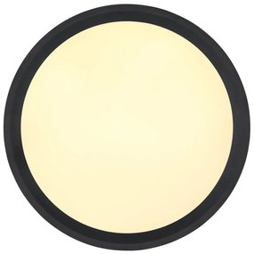 Plafoniera LED design modern Belissa negru, opal