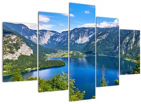 Tablou - Lacul Hallstatt, Hallstatt, Austria (150x105 cm)