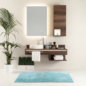 Restilo Set de covorașe baie Bati albastru, 2 buc 50 x 80 cm, 40 x 50 cm