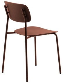 Scaune de dining teracotă 2 buc. Kirkland – Unique Furniture