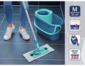 Mop cu găleată și husă mop de rezervă Clean Twist M Ergo - LEIFHEIT