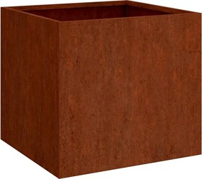 vidaXL Jardinieră, 32x30x29 cm, oțel corten
