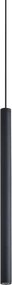 Pendul LOOK LED SP1 ROUND D16 H250 ON-OFF NERO 3000K