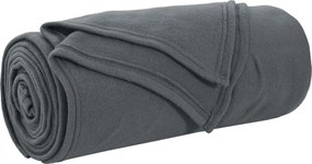 vidaXL Pături de aruncat 24 pcs Gri închis 200 x 150 cm Molton