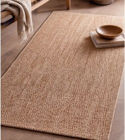Covor tip traversă în culoare naturală din iută 80x200 cm Bouclé – Hanse Home